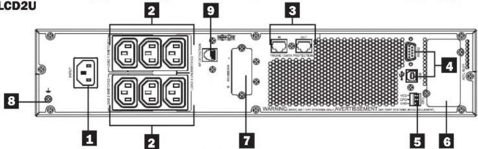 LCD2U 1 2 3 4 5 6 7 8 9 WARNING: 10.0V AC/AVERTISSEMENT