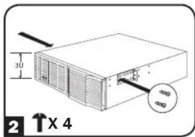 Tripp Lite BP24V282U - Montaje de 2 postes (Telecomunicaciones) - 5