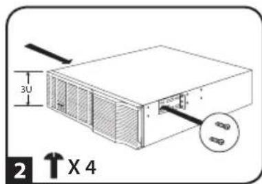 Tripp Lite BP24V282U - MONTAK Ha cToKe c 2 onopamn (Telecom) - 5