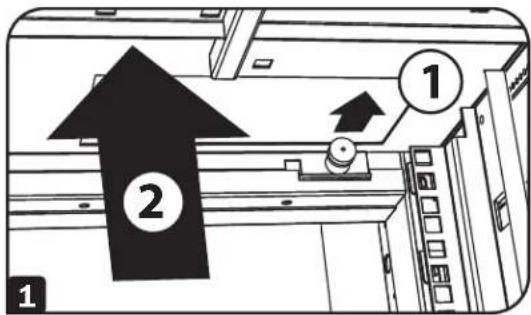 Tripp Lite SRTH6UB - Removing Roof Panel - 1