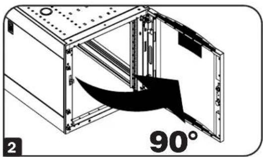 Tripp Lite SRTH6UB - Retirer la porte - 2