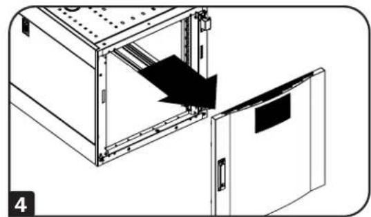 Tripp Lite SRTH6UB - Inversión de la Puerta Delantera - 4