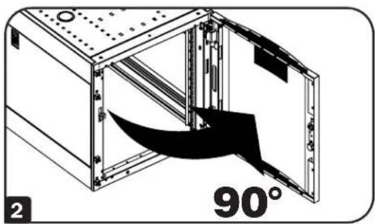 Tripp Lite SRTH6UB - Removing Door - 2