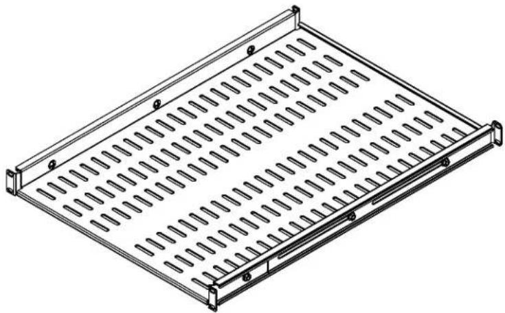 Tripp Lite SRSHELF4PHDVENT - Étagère ventilée à profondeur ajustable robuste 1U smartrack® pour bâtis à 4 montants - 1