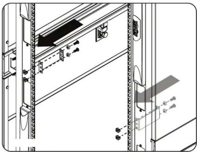 Tripp Lite SRRAILDPTH1U - À utiliser pour le montage en bati de composants plus COURTS. - 1