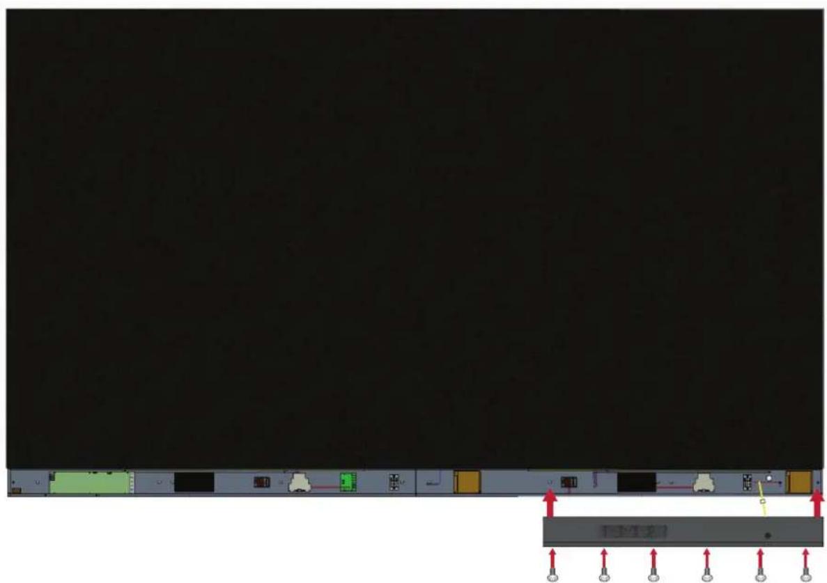 VIEWSONIC LD108121 - Installation des couvercles du boîtier de commande du système - 2