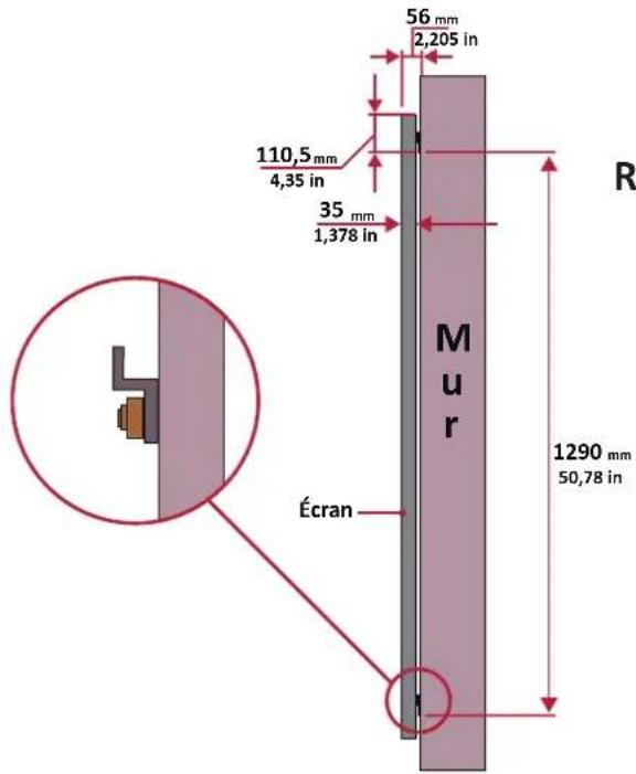 VIEWSONIC LD108121 - Montage mural - 3