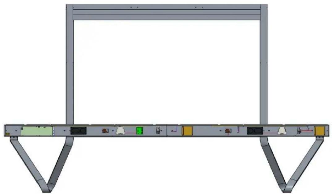 VIEWSONIC LD108121 - Raccordement du boîtier de commande du système à la base de sol - 1