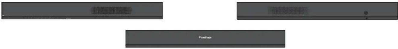 VIEWSONIC LD108121 - Installation des couvercles du boîtier de commande du système - 1