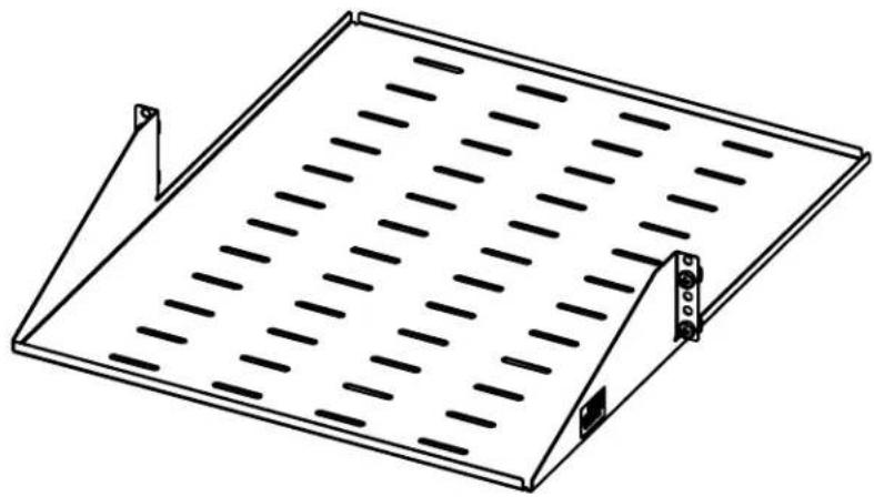 Tripp Lite SRSHELF2PCENTER - pour bâtis à 2 montants - 1