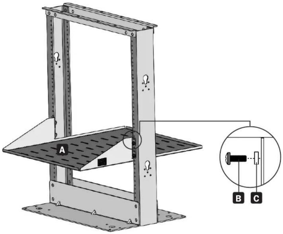 Tripp Lite SRSHELF2PCENTER - Instructions de montage - 1