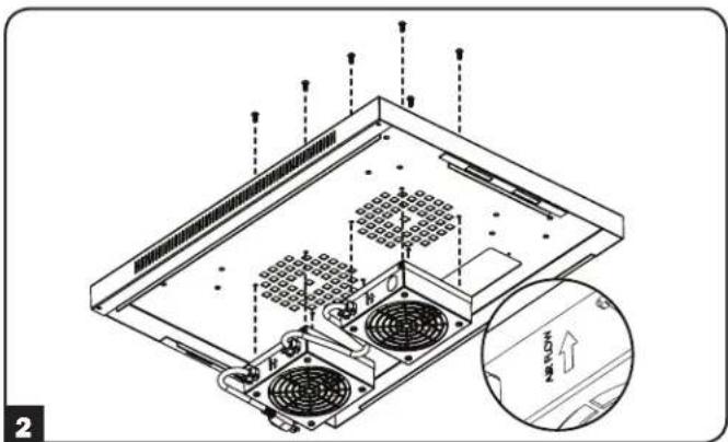 Tripp Lite SRXFANWM - Installation recommandée (à l'intérieur) - 2