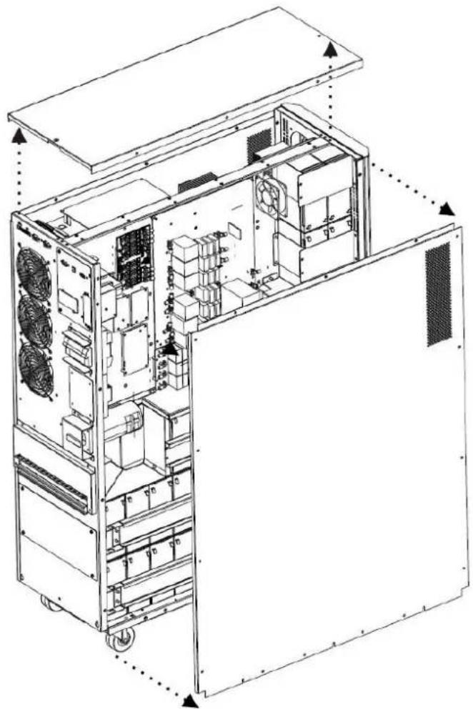 Tripp Lite S3M30KXNIB - Procedure de raccordement des batteries internes - 2