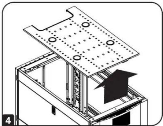 Tripp Lite SRTH12UB - Remoción del Panel de Techo - 4