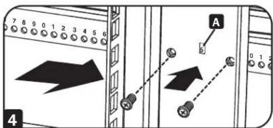 Tripp Lite SRTH12UB - Ajuste de los Rieles de Instalación y Rieles para el Manejo del Cableado - 4