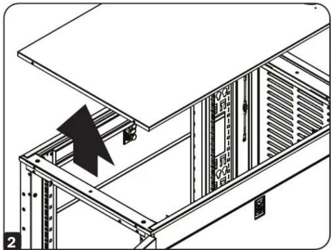 Tripp Lite SRSEHOOD - Modèles avec vis pour retenir le toit - 2