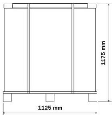 1175 mm 1125 mm