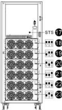 Tripp Lite S3M160KXD - Open Front Panel View - 8