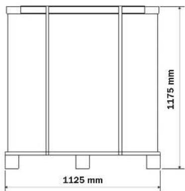 1175 mm 1125 mm