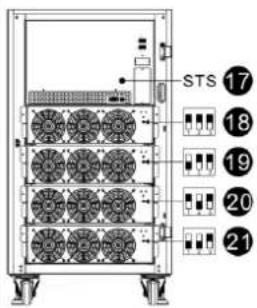 Tripp Lite S3M160KXD - Vista del Panel Frontal Abierto - 6