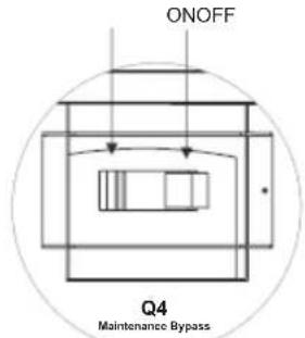 Tripp Lite S3M120KXD - Transfer Critical Load from Line Mode to Maintenance Bypass - 6