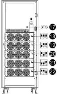 Tripp Lite S3M120KXD - Open Front Panel View - 7