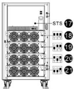Tripp Lite S3M120KXD - Вид с открытой передней панелью - 6