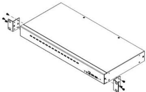 Tripp Lite B024DPU08 - Instalación en Rack - Frente - 2
