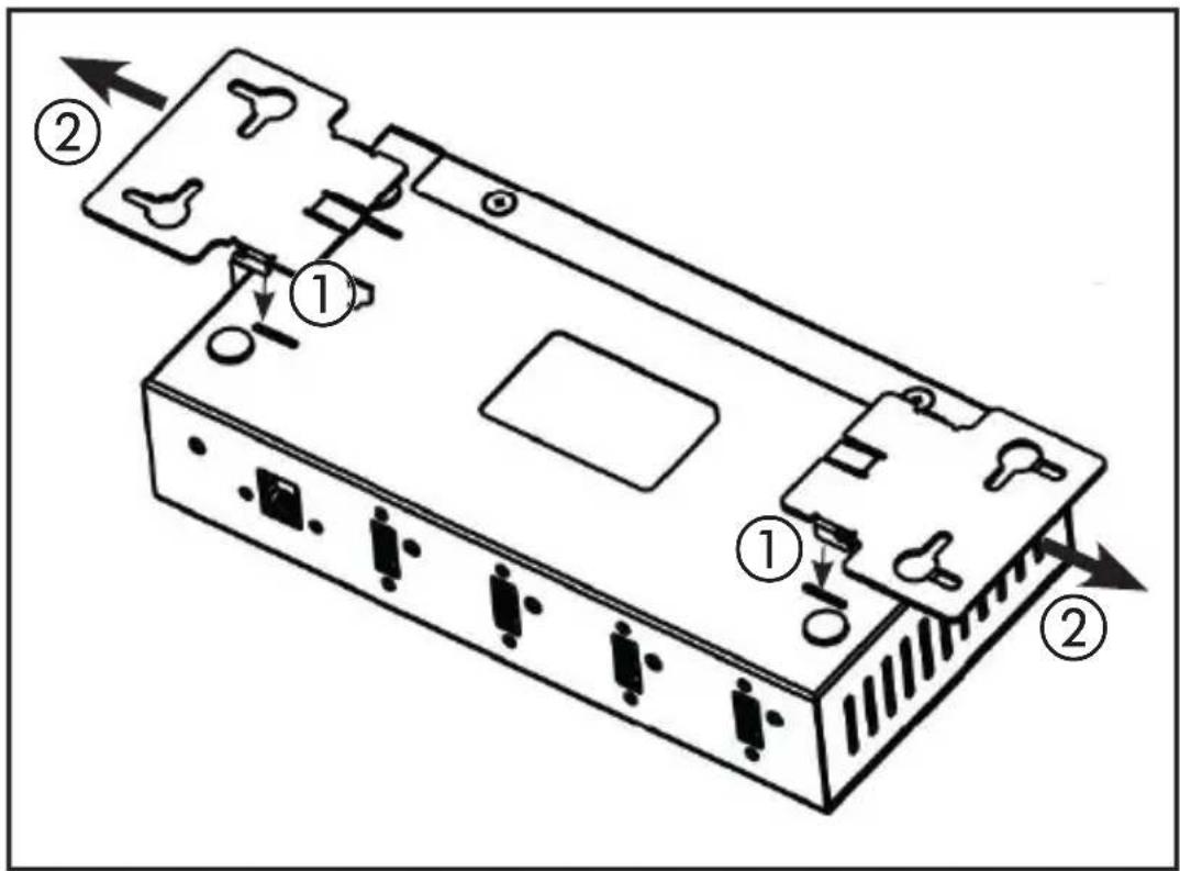 Tripp Lite U360004IND - Installazione dell'hardware di montaggio - 1