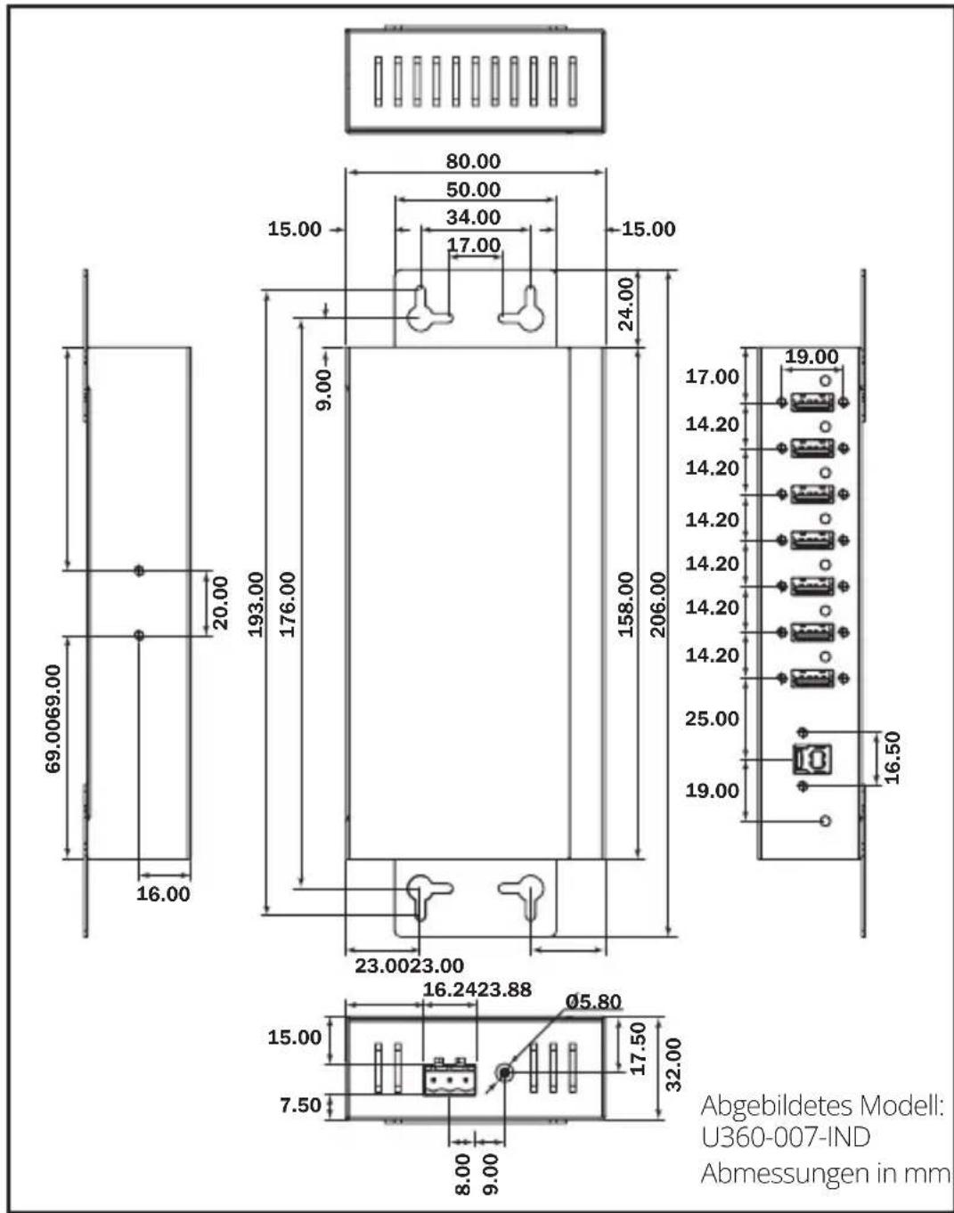 Tripp Lite U360004IND - Einbau des Montagesatzes - 1