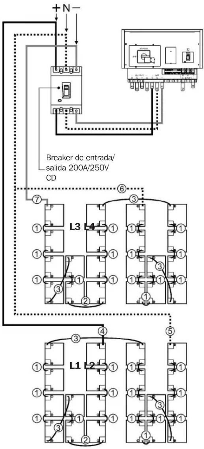 Tripp Lite BP480V100NIB - Cableado Interno del Gabinete de Baterías - 1