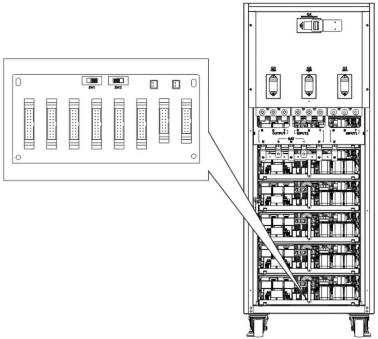 Tripp Lite S3M100KXD - Parallele Platine von UVS 2 konfigurieren - 1