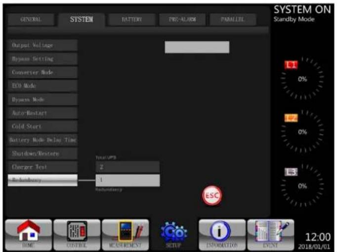 Tripp Lite S3M100KXD - Configuración de la Pantalla en Paralelo - 3