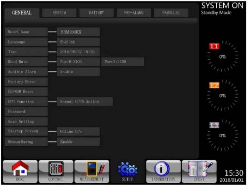 Tripp Lite S3M100KXD - Ekpan Setup-General (Haayabha yctahOBka - 06uhe hacTpoKn) - 1