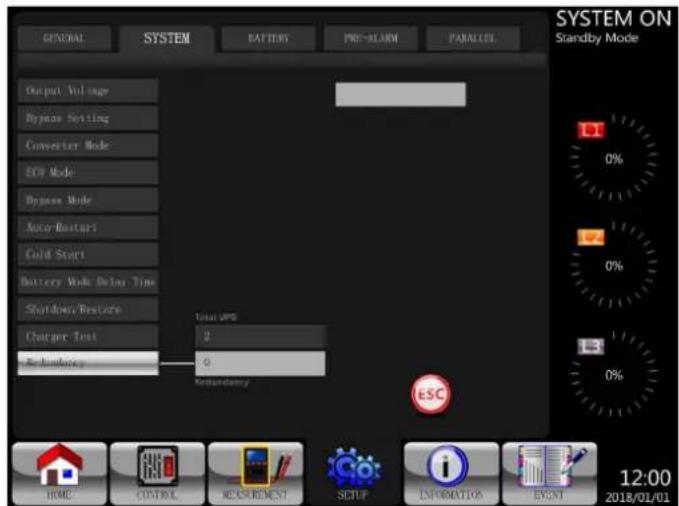 Tripp Lite S3M100KXD - Setup Parallel Screen - 2