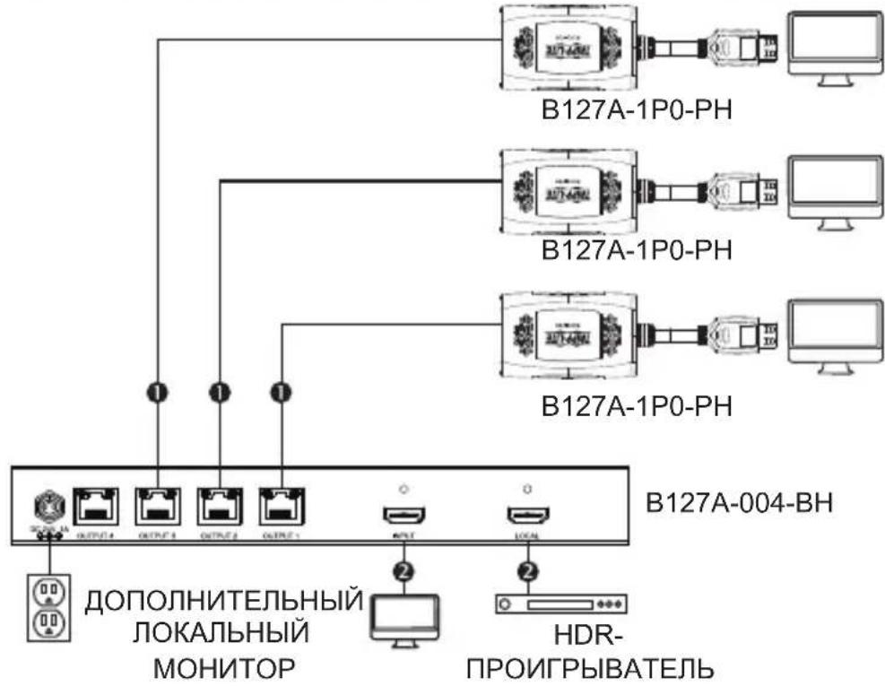 Tripp Lite B127A008BH - B127A-004-BHPH3 - 1
