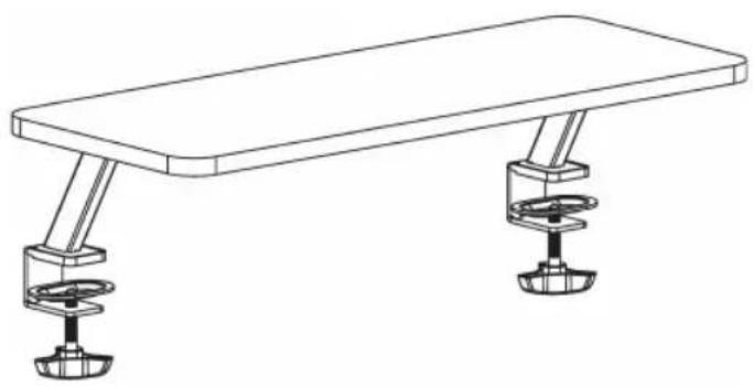 Tripp Lite WWSSCOS40AM - Clamp-On Monitor Riser with Antimicrobial Coating* - 1