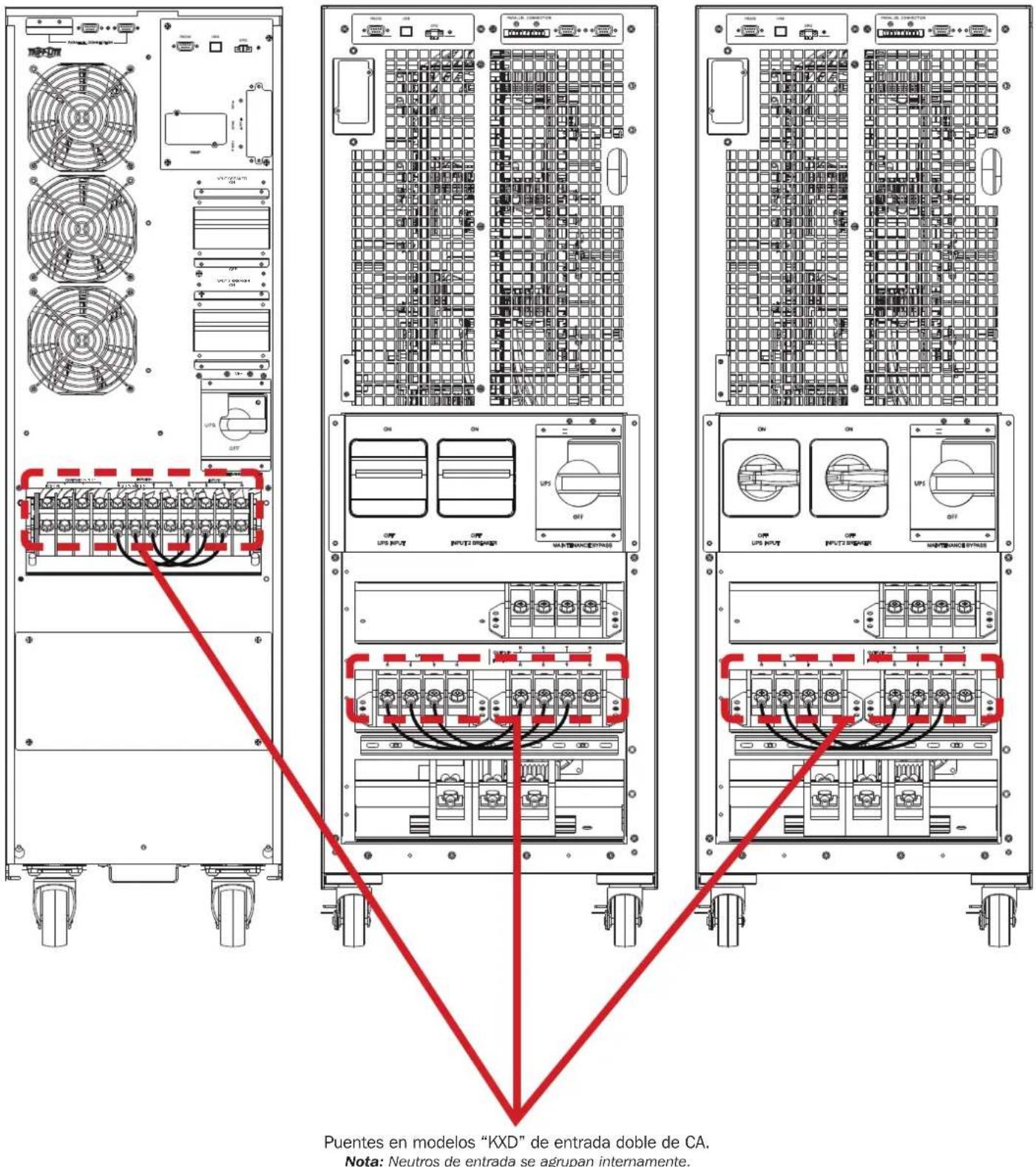 Tripp Lite S3M40KXDNIB - Instalación de Entrada Doble de CA - 1