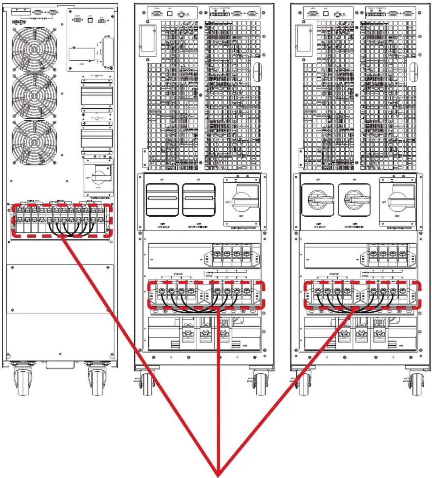 Tripp Lite S3M40KXDNIB - YctaHOBKa co CqBoeHHbIM BXoJOM NITaHnI NpeMeHHoro ToKa - 1