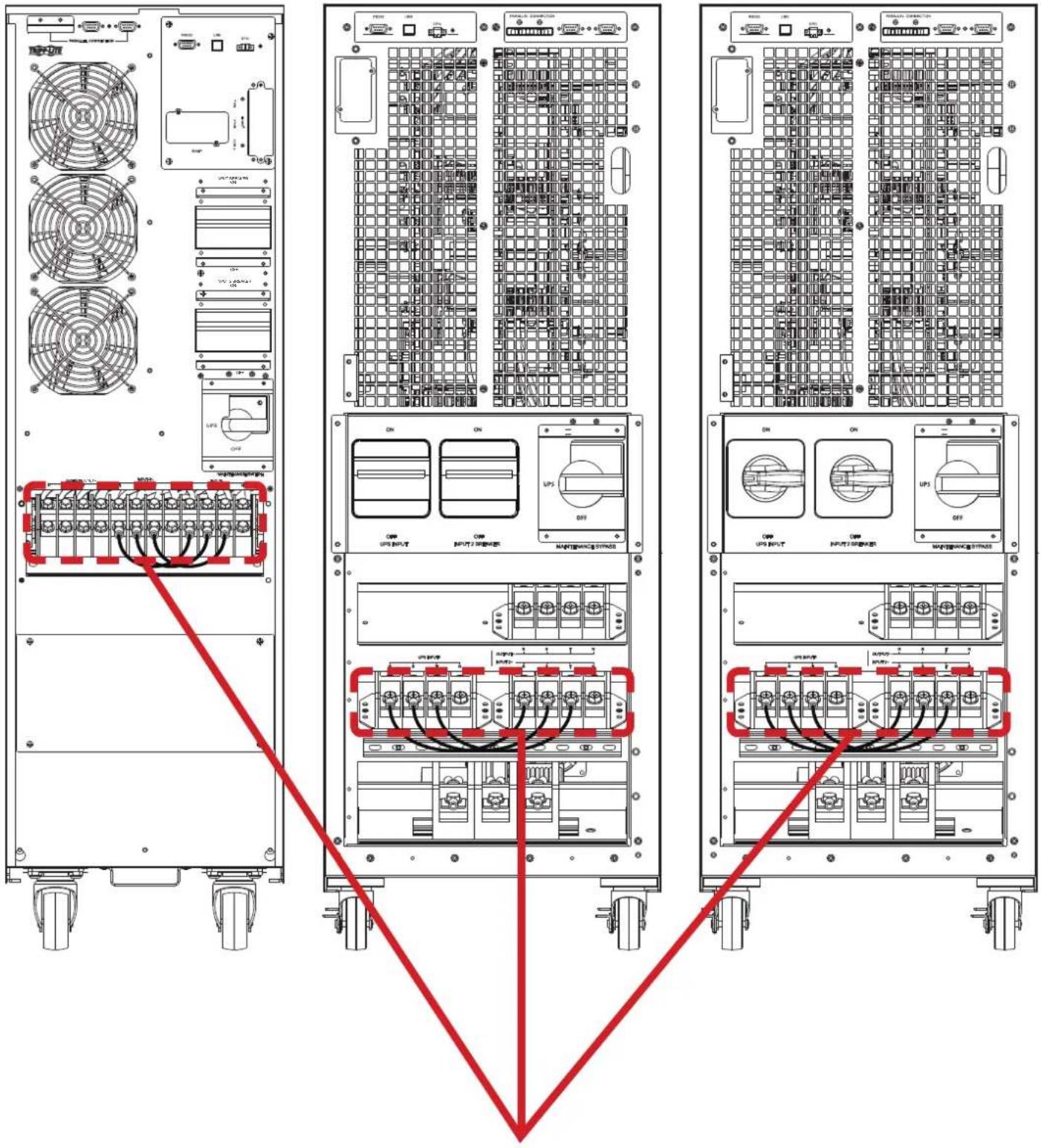 Tripp Lite S3M40KXDNIB - Dual AC Input Installation - 1