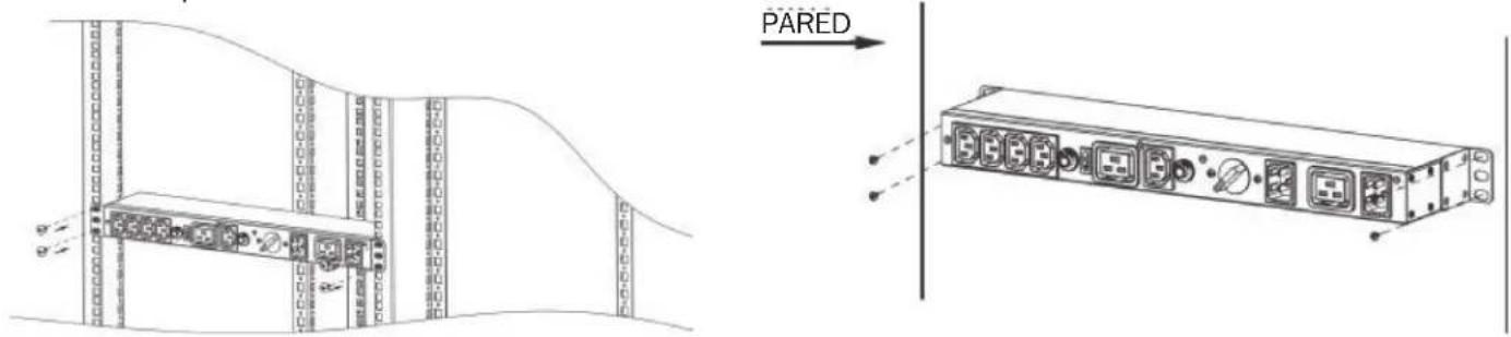 Tripp Lite PDUBHV101U - Instalación de la Unidad en Rack o Pared - 1