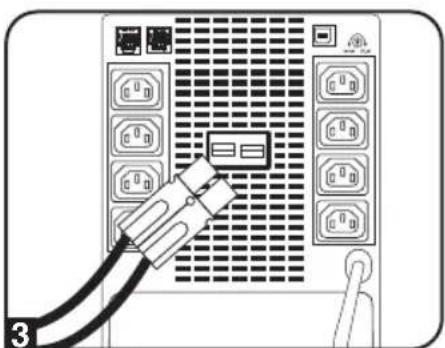 Tripp Lite OMNIVSINT800 - External Battery Connection (OMNIVSINT1500XL only) - 1