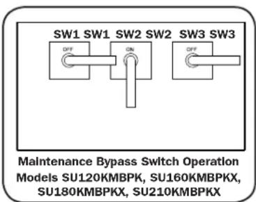Tripp Lite SU160KMBPKX - Transfer to Maintenance Bypass - 1