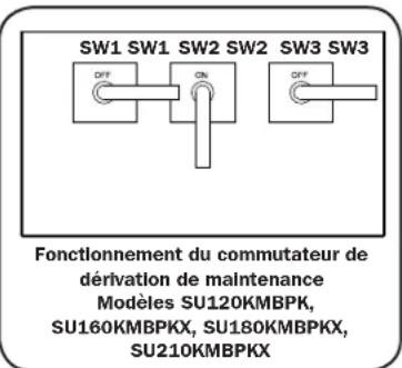 Tripp Lite SU160KMBPKX - Passer en mode de dérivation pour l'entretien - 1