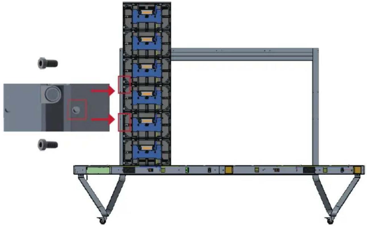 VIEWSONIC LDSTND002 - Instalar los armarios centrales - 4