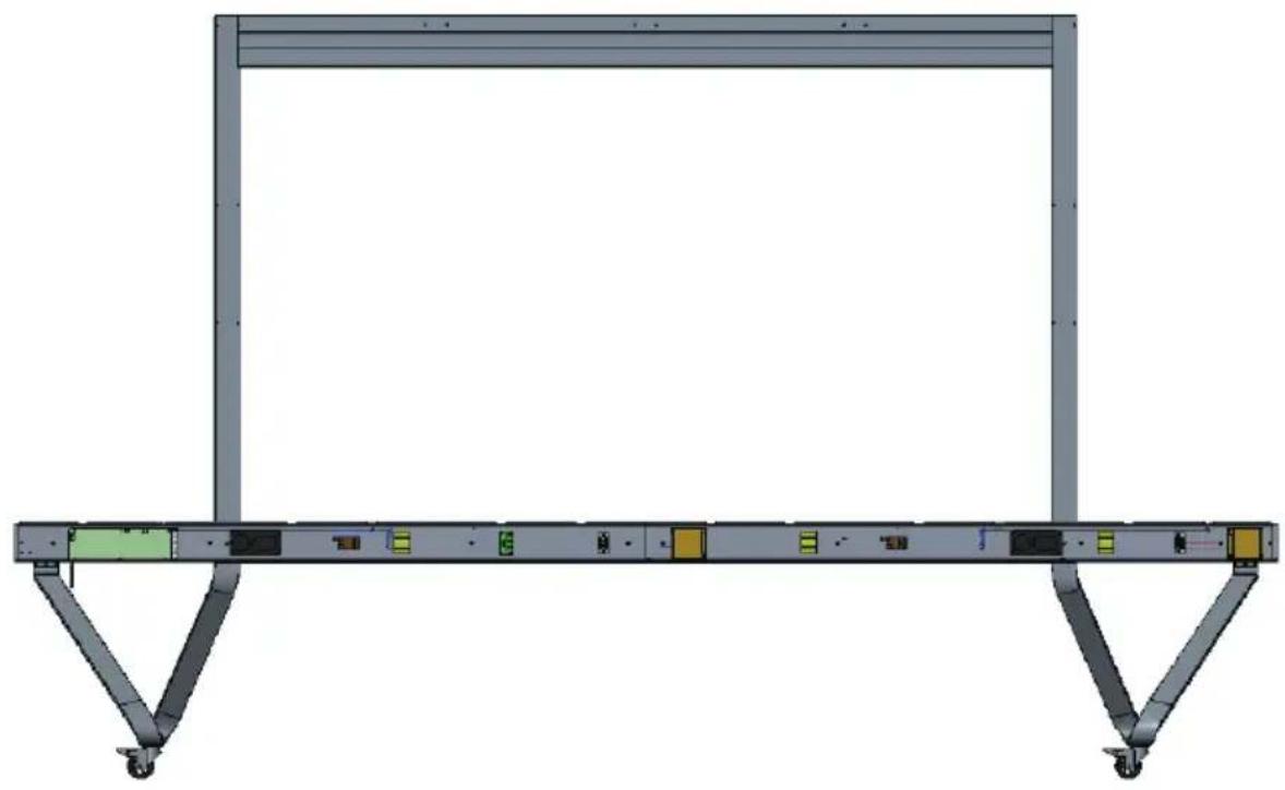 VIEWSONIC LDSTND002 - 將系統控制箱連接至底座 - 1