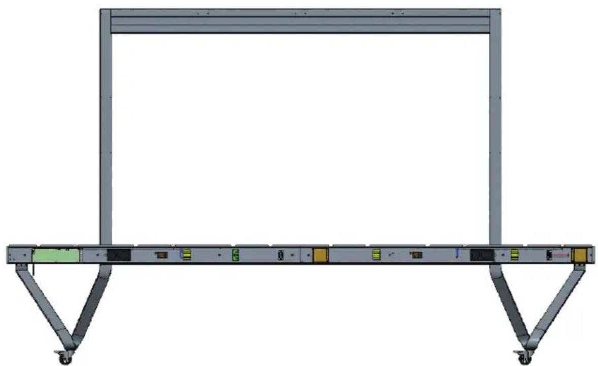 VIEWSONIC LDSTND002 - Connecting the System Control Box to the Floor Base - 1
