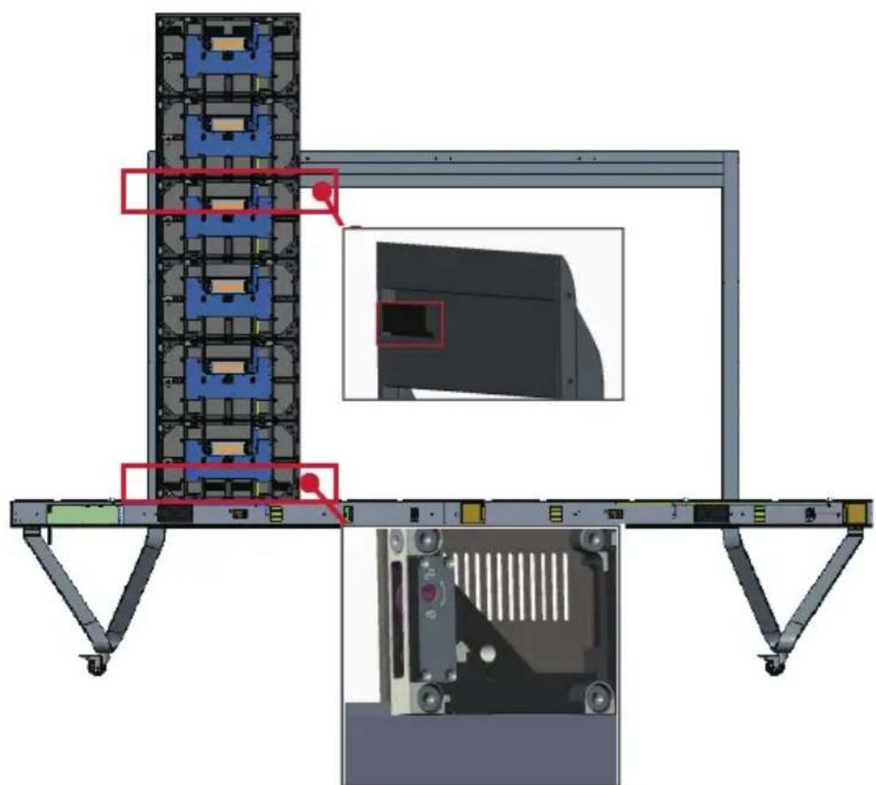 VIEWSONIC LDSTND002 - Instalar los armarios centrales - 2