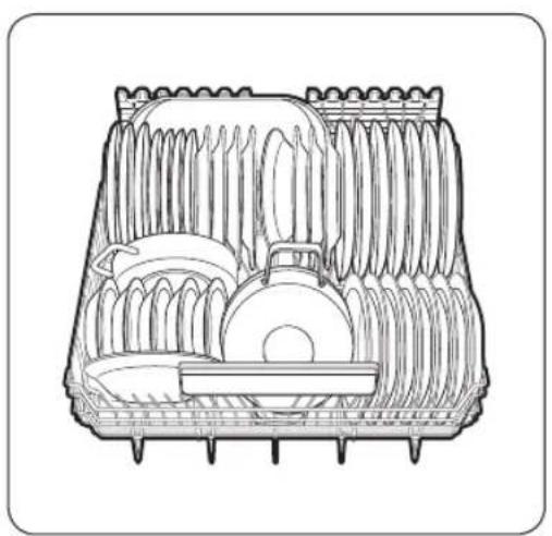 SAMSUNG DW60A6092FS - Panier inférieur - 1