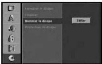Formulier in d'éloge Émissioner Nommer le disque Protactique de disque Editor